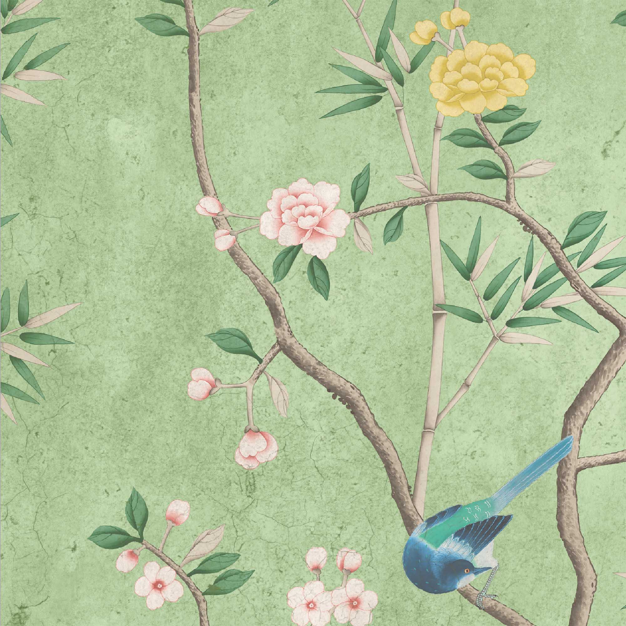 Onism Apple Green Wallpaper Green, Apple, Floral, Botanical ...