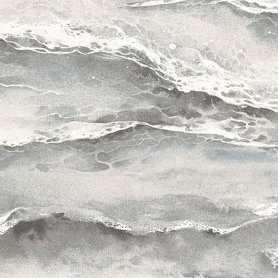 Ebb & Flow Sea Wave Storm Wallpaper