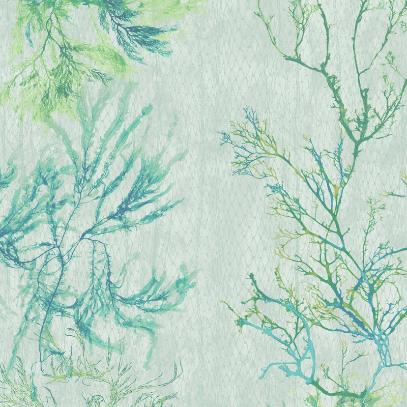 Seagrass Seaweed Stripe Aquamarine