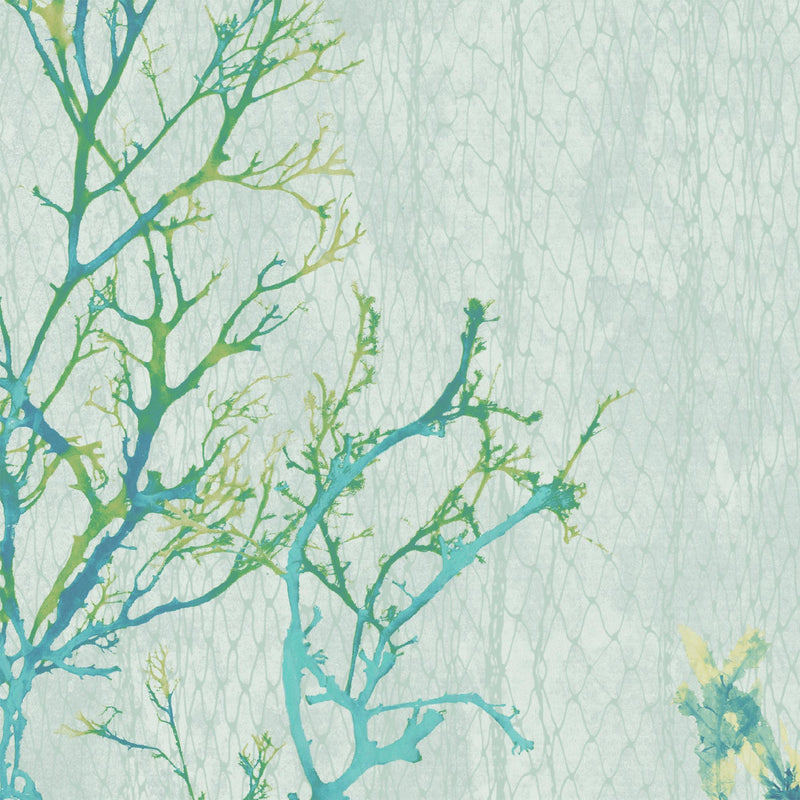 Seagrass Seaweed Stripe Aquamarine