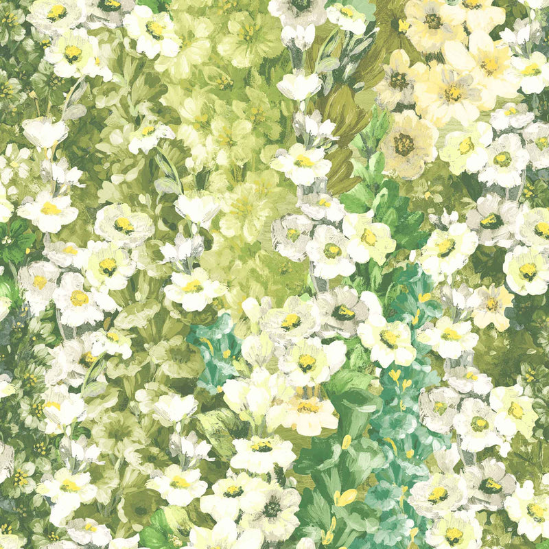 Alcea Green With Envy Wallpaper