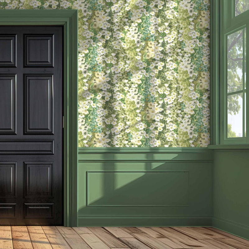 Alcea Green With Envy Wallpaper