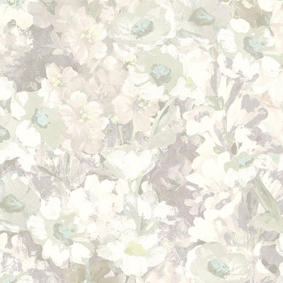 Alcea Grey Mist Wallpaper