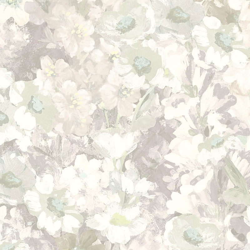 Alcea Grey Mist Wallpaper