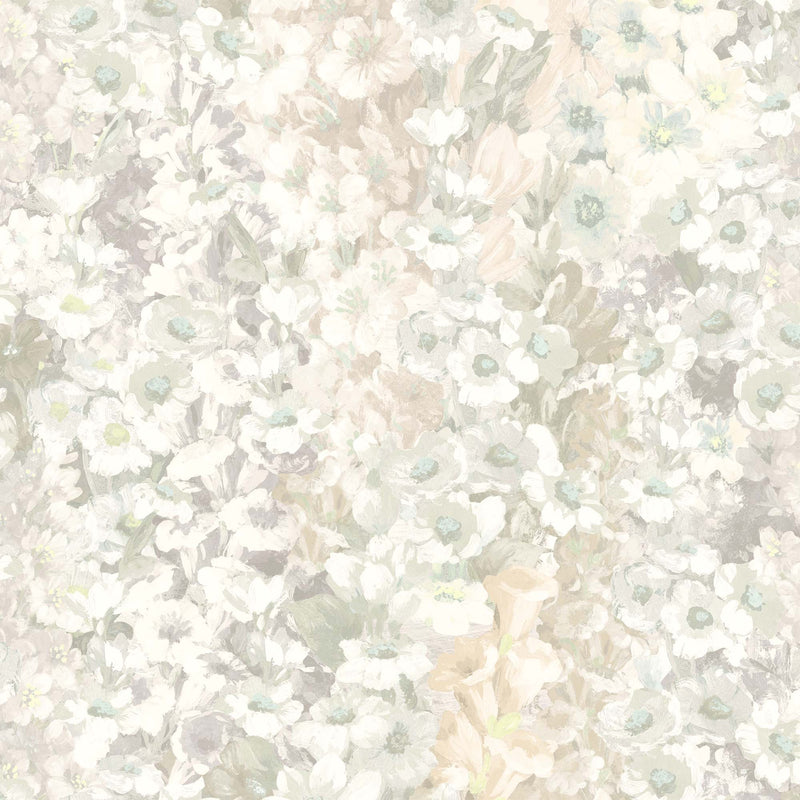 Alcea Grey Mist Wallpaper