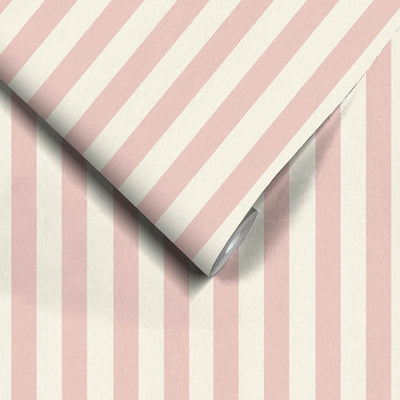 Jockey Stripe Pink Cloud Wallpaper