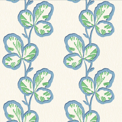 Paddy Denim Green Wallpaper