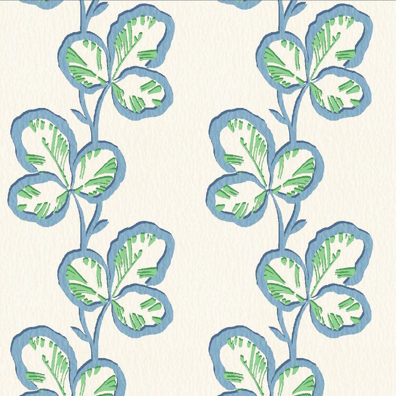 Paddy Denim Green Wallpaper