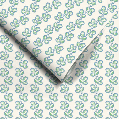 Paddy Denim Green Wallpaper