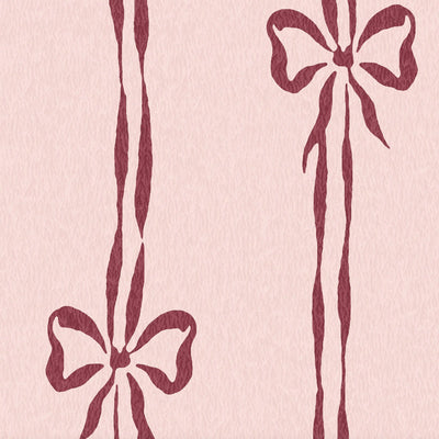 Bow Peep Cherry Pink Wallpaper