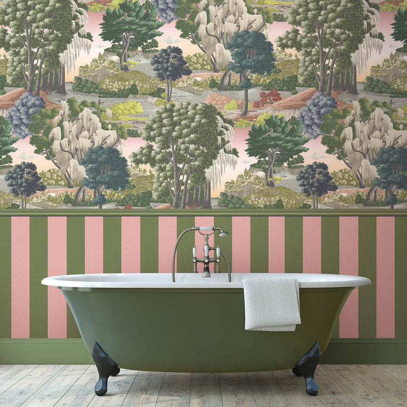 Bloomsbury Pink Haze Wallpaper