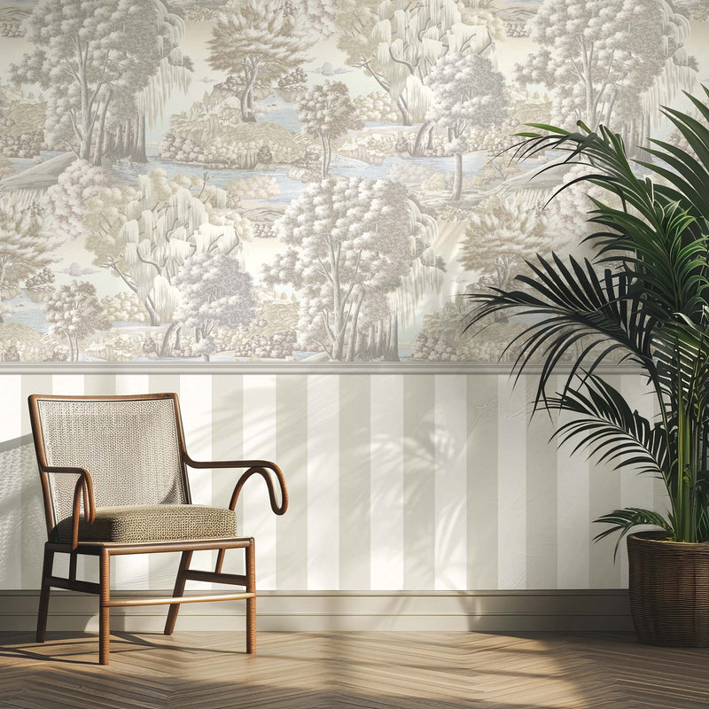 Bloomsbury Winter White Wallpaper