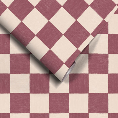 Battenberg Mulberry Wallpaper