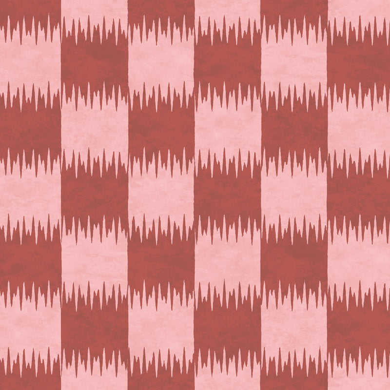 Checkmate Cherry Red Wallpaper