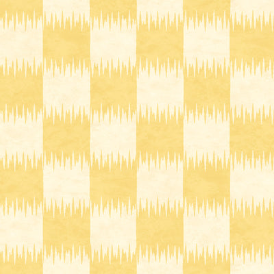 Checkmate Daffodil Yellow Wallpaper