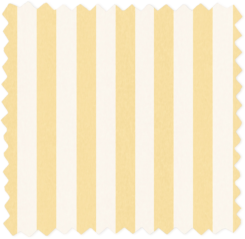 Jockey Stripe Mellow Yellow Linen Fabric