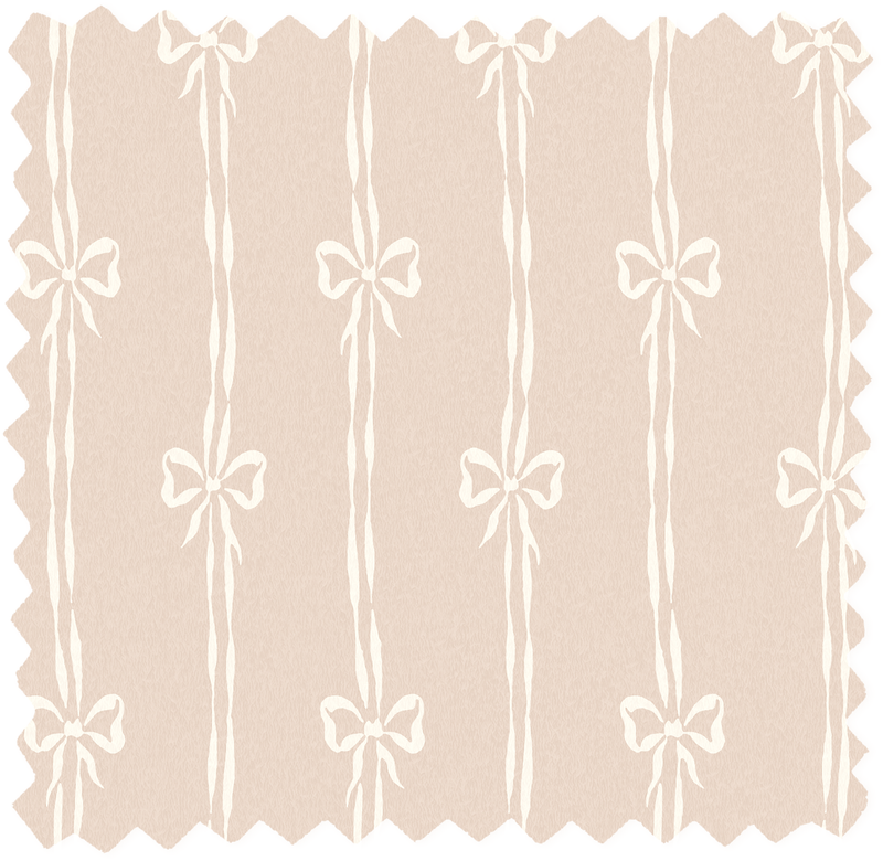 Bow Peep Plaster Pink Linen Fabric