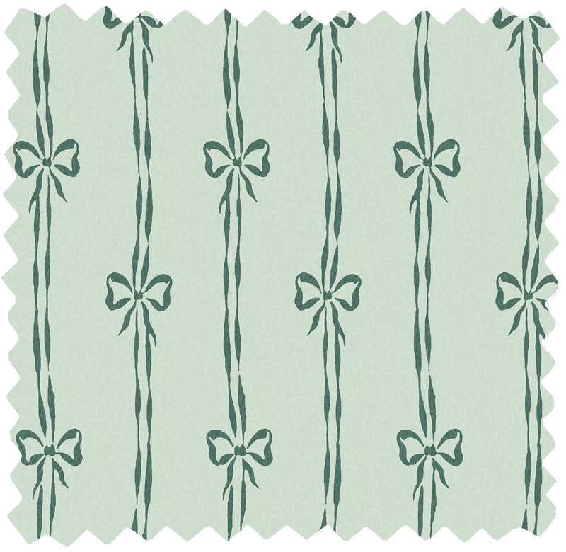 Bow Peep Pistachio Linen Fabric