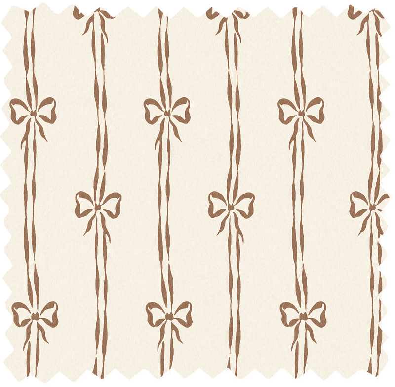 Bow Peep Cedar Linen Fabric