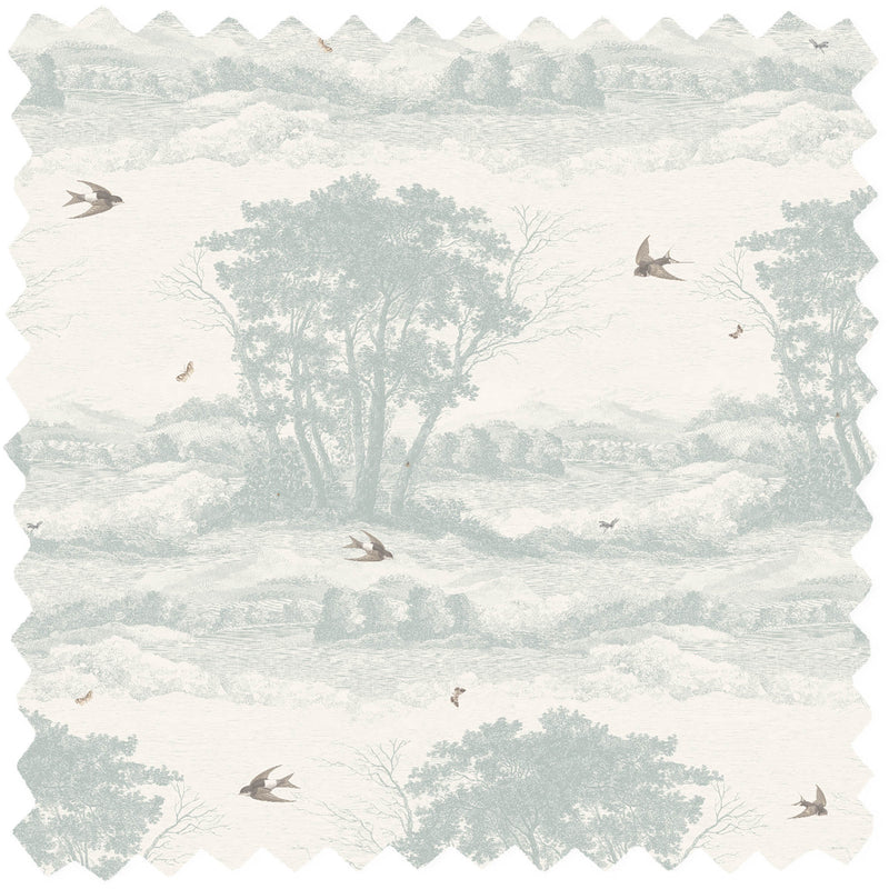 Zephyr Duck Egg Linen Fabric