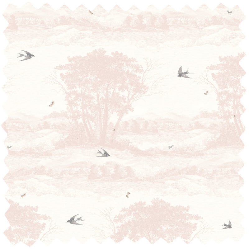 Zephyr Blush Linen Fabric