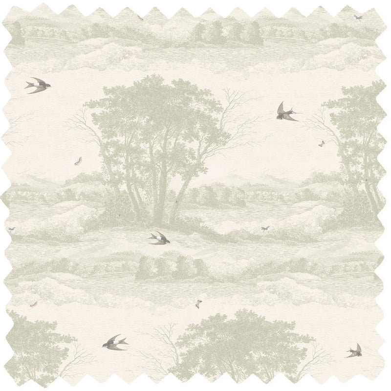 Zephyr Olive Green Linen Fabric