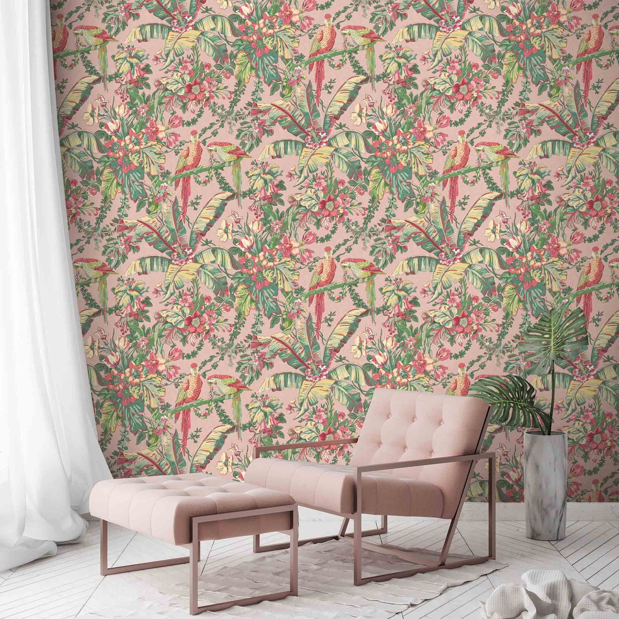 Parrot Talk Sunset Pink By Woodchip & Magnolia
