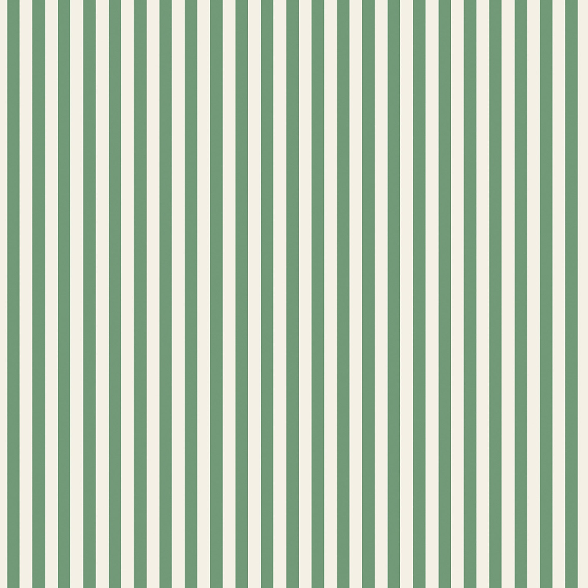 Matchstick Stripe Green/Magnolia Wallpaper Green, White, Stripes Paste ...